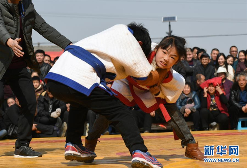 Wrestling for sheep goes with a swing in Shanxi