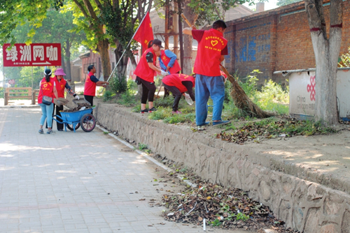 Volunteers work to improve Yongji county