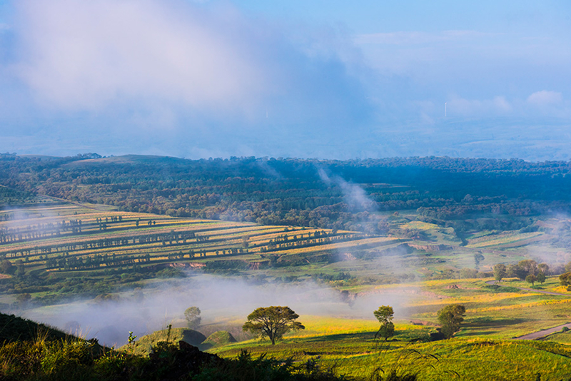 Early autumn scenery in Youyu county, Shanxi province