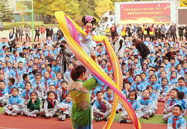 Traditional culture promoted in Taiyuan schools