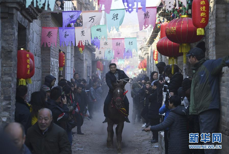 Shanxi village reproduces Tang Dynasty horse racing