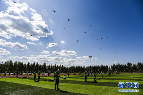 Drone photography event opens in Qinyuan