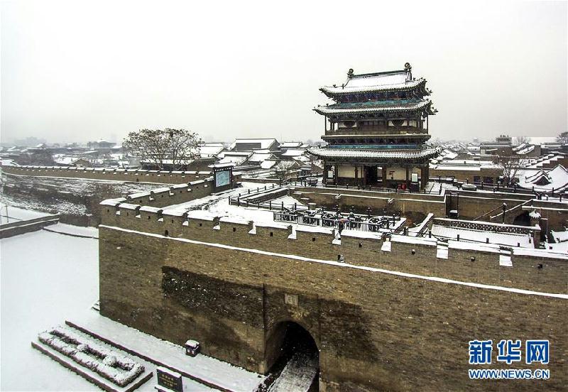 Unique winter scenery brings tourists to Pingyao