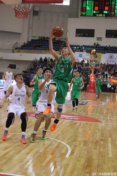 Shanxi University men's basketball second in CUBA division