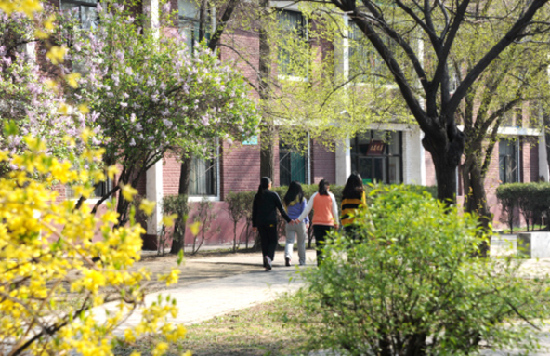 Campus of Shanxi University in early spring