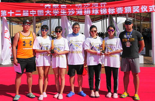 Shanxi University beach volleyball teams net good results