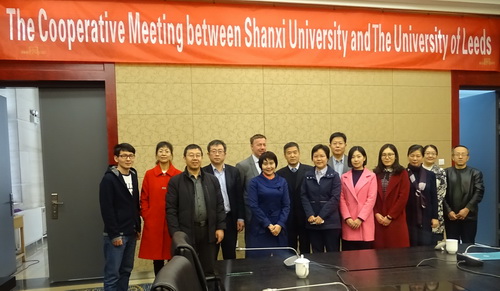 University of Leeds professor visits SXU