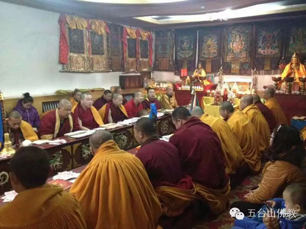 Spring Festival Buddhist ceremonies on Mount Wutai