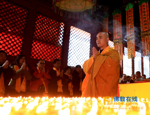 Ceremony for this year's harvests on Mount Wutai