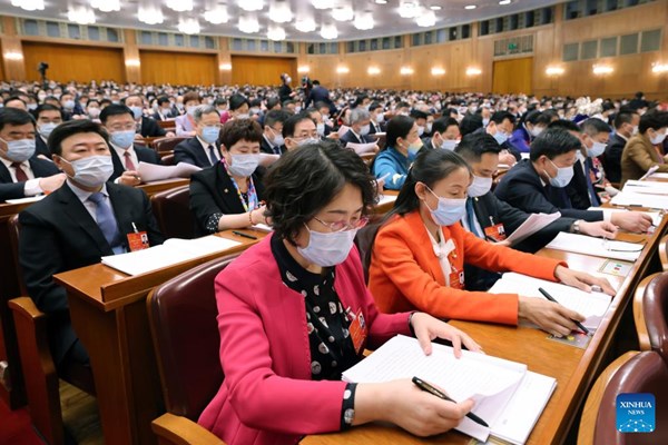 China's national legislature starts 2nd plenary meeting of annual session