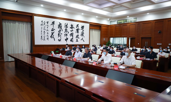 Zhou Qiang addresses founding of Judges’ Federation of Literature and Art