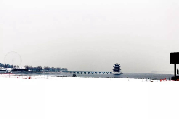 In pics: Tianyi Lake scenic area captured after snow