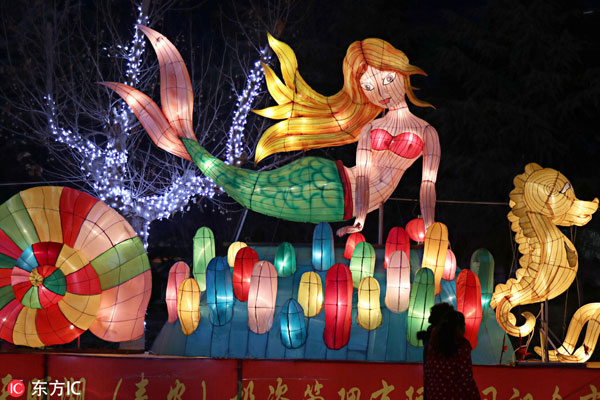 Lights, food, and cultural entertainment adorn Tai'an for Spring Festival