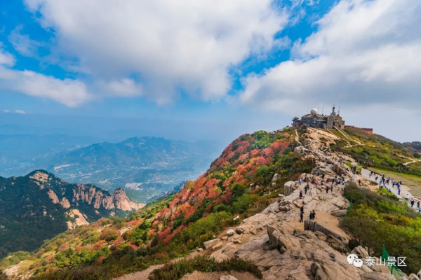 Autumn scenery captured on Mount Tai