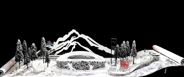 Tai'an artist designs miniature models to celebrate Winter Olympics