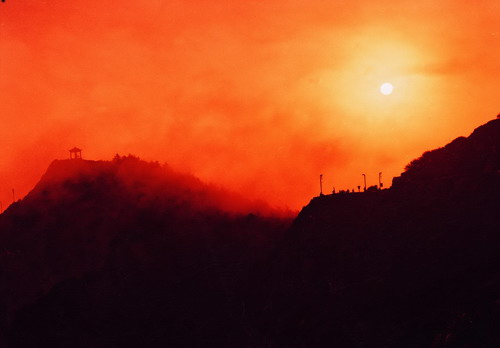 泰山十八盘(摄影+王德全);