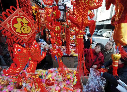 Tianjin under atmosphere of Spring Festival