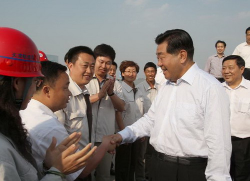 Top Chinese political advisor inspects Tianjin