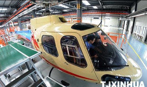 Tianjin’s first self-made helicopter to fly in October