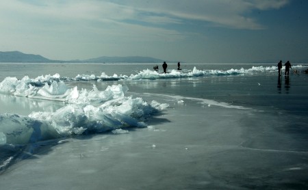 Wonderful spectacle of ice in Tianjin