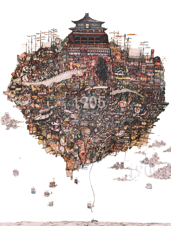 Man, 24, paints a unique industrial city in Shenyang