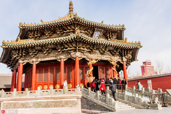 Scenery of Shenyang Mukden Palace in NE China