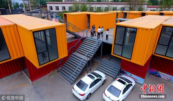 Entrepreneurs find a home in ‘container town’