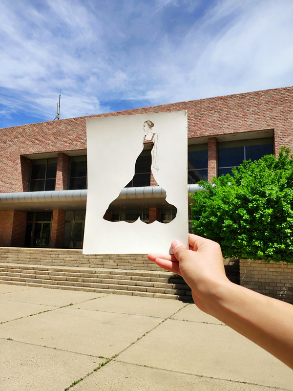 Liaoning University depicted on student’s fashion designs