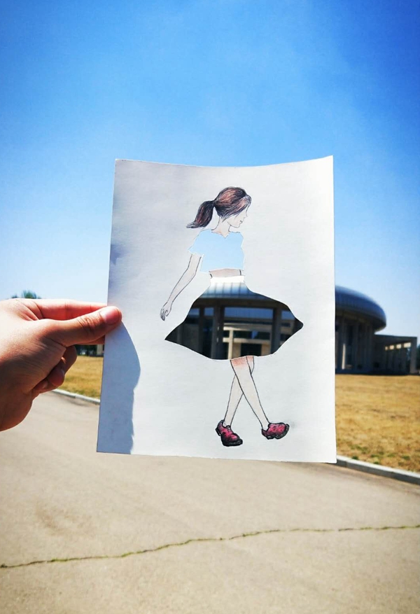 Liaoning University depicted on student’s fashion designs