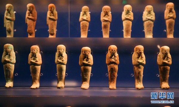 Egyptian antiques on display in Shenyang, NE China