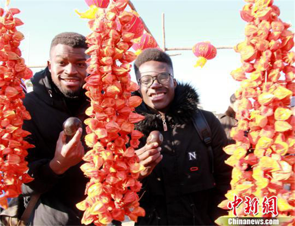 International students tour Puhe market
