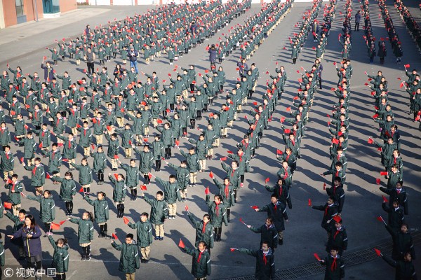 Shenyang schools mark first day back