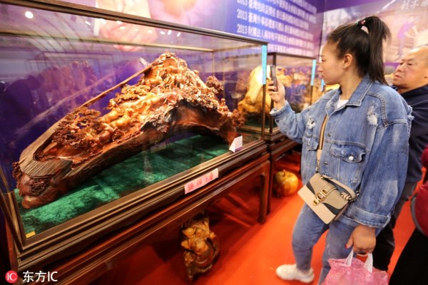 Imported commodities on display in Shenyang