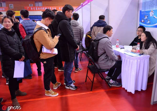 Graduates flock to Shenyang job fair