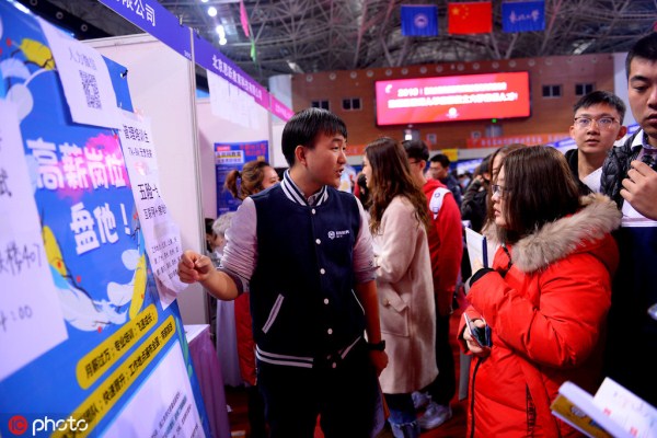 Graduates flock to Shenyang job fair