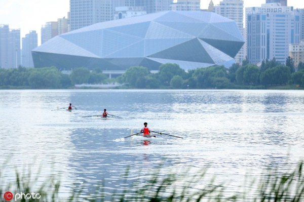 Test events held for Shenyang boat race