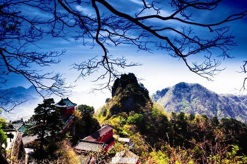 Spot on fabulous ancient architecture in Wudang