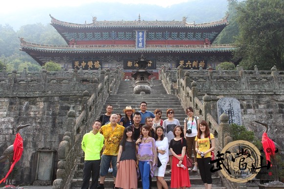 Media gather in Wudang Mountains