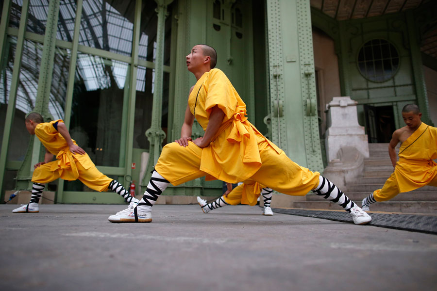 Shaolin Kung fu to mark China-France ties