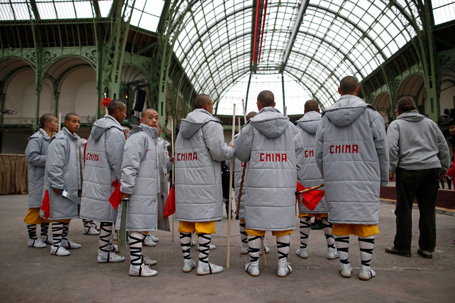 Shaolin Kung fu to mark China-France ties