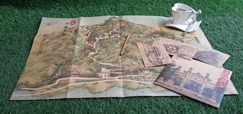 First hand-drawn map of the Wudang Mountains goes on sale