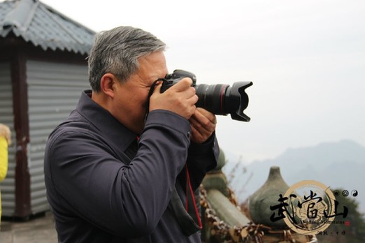 Photographers shoot in Wudang