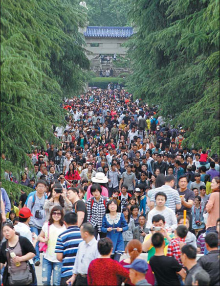 May Day sees parade of motorists