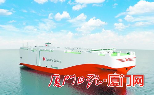 Xiamen firm to build World's largest LNG-fueled ro-ro ships