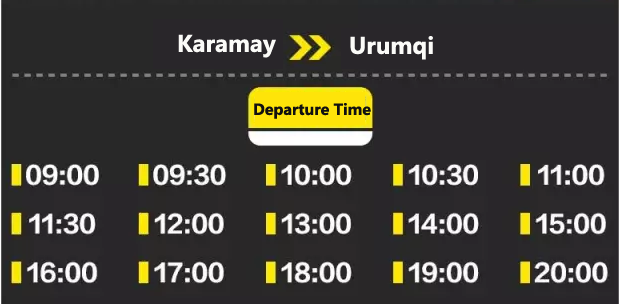 Karamay intercity bus schedule