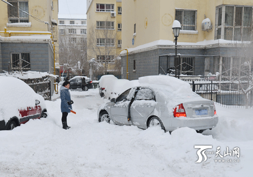 Heavy snow hits Urumqi