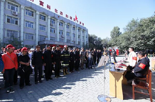 Urumqi High-tech Zone hosts earthquake drill
