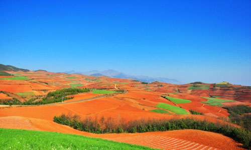 The Color Palette Landscape of Dongchuan, Yunnan