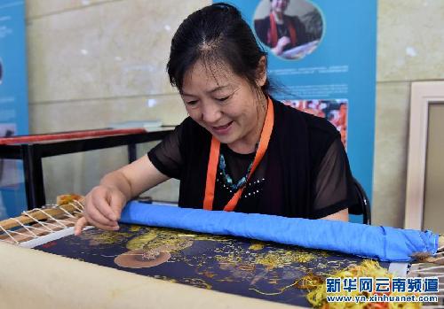 Chinese traditional handcraft arts show at CSA Expo