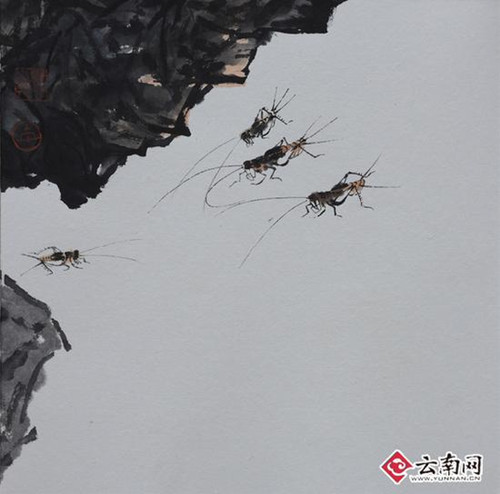 Rising generation of ink painting artist in Yunnan